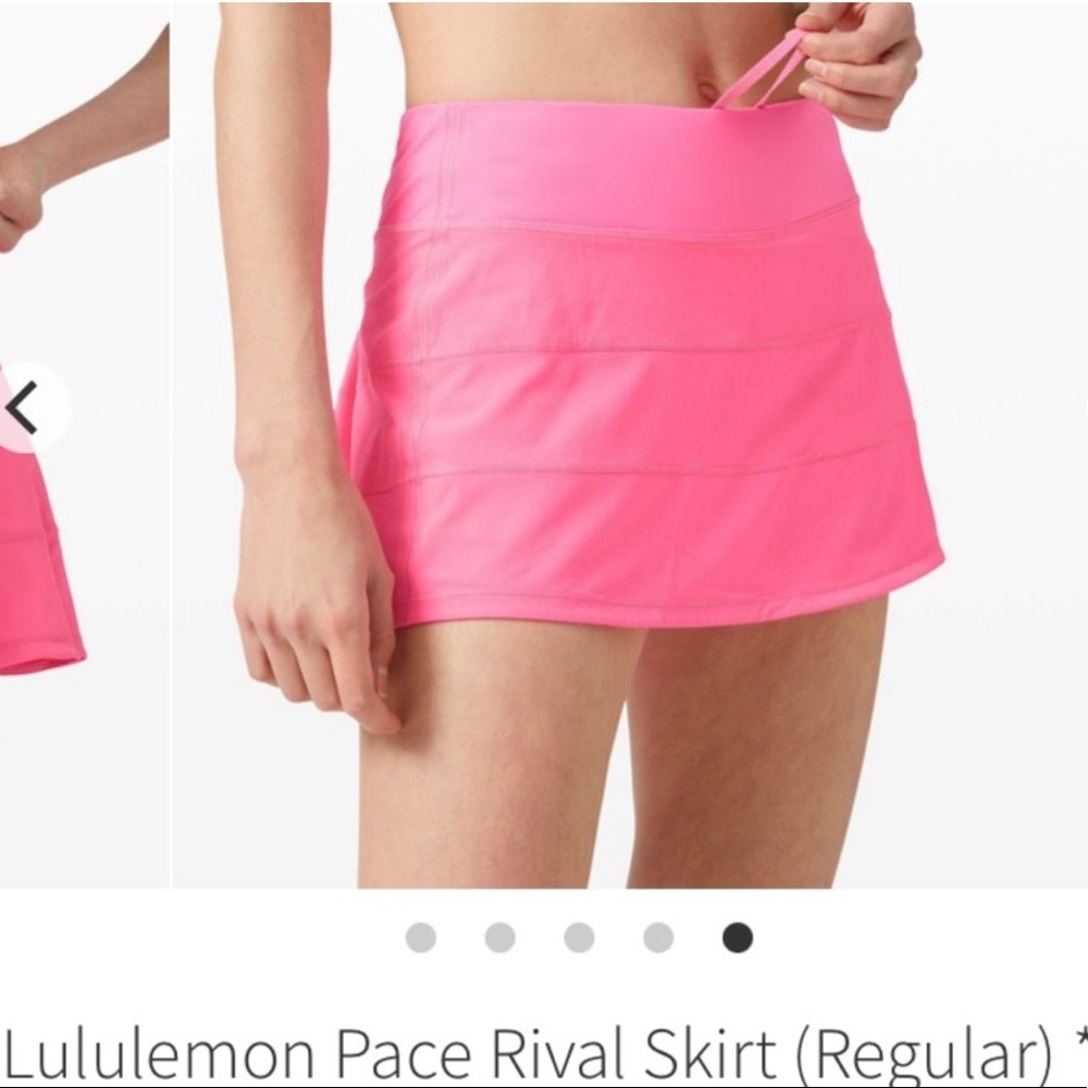 Lululemon pink skirt